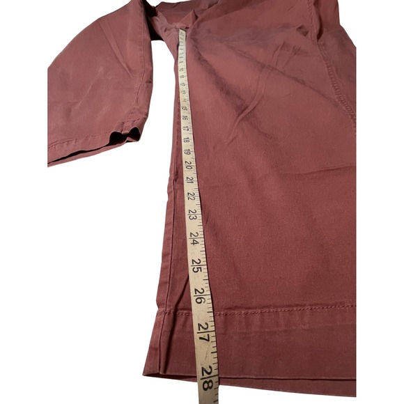 A New Day Women's Chinos Plus 18W Burgundy Red Straight Leg Ankle Stretch Office - Picture 7 of 14